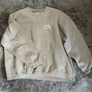 Unbranded Men's Olive Brown Crewneck Sweatshirt